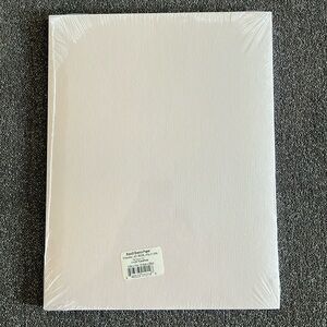 Bazzill Basics Paper Canvas Texture 8.5x11 Color Tutu Pink 1-126 Cardstock NWT.
